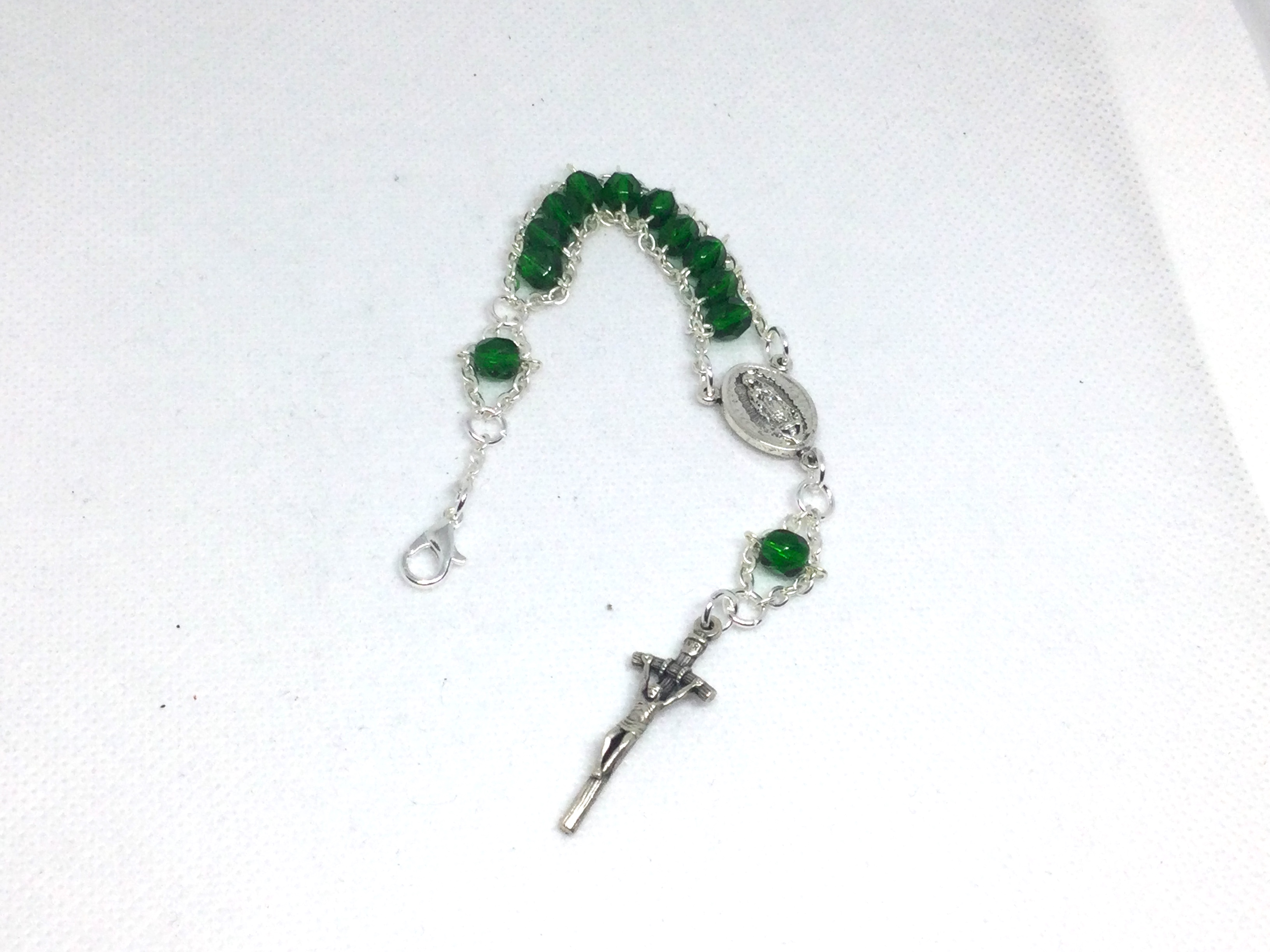 our lady of guadalupe rosary bracelet