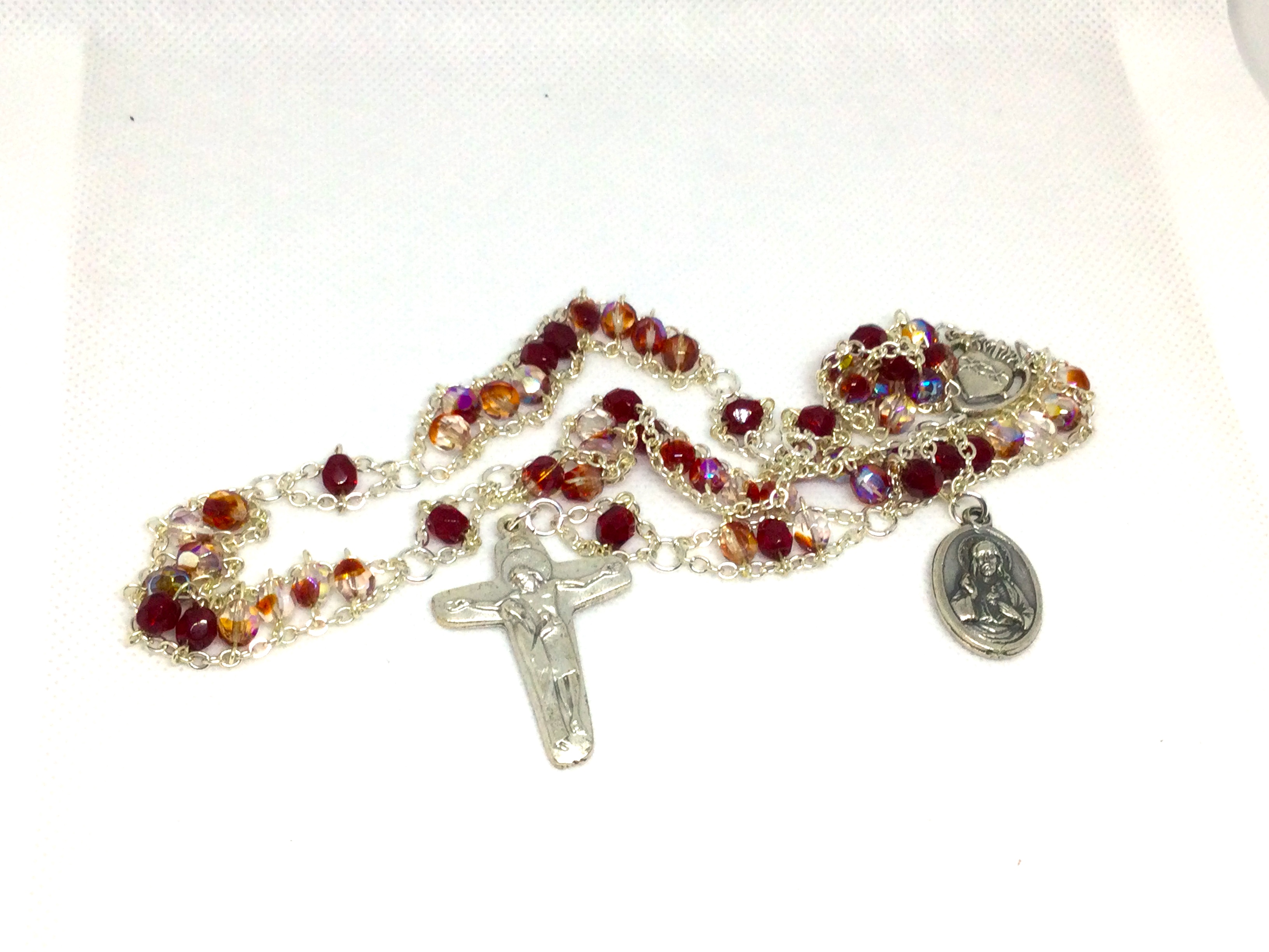 Sacred Heart Rosary Bracelet