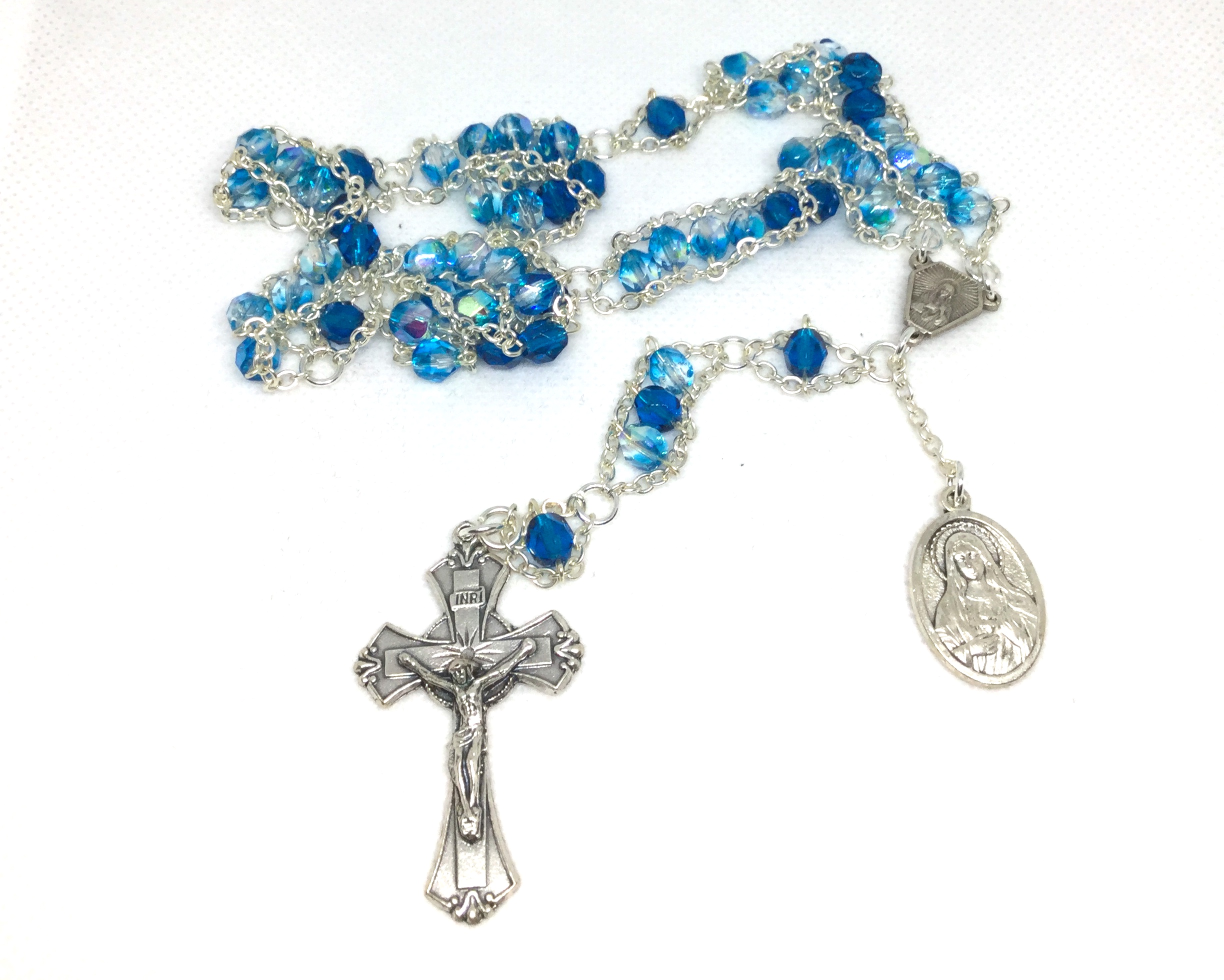 Benedict's Beads - The Immaculate Heart Variegated Ladder Rosary