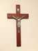 Large Handmade Padauk Crucifix - 